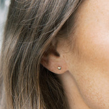 Load image into Gallery viewer, Mini Heart Stud Earrings
