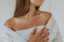 Load image into Gallery viewer, Tiny CZ Heart Necklace – Dainty Gold Gift