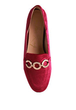 Load image into Gallery viewer, Croc Textured Metal Show Detail Loafers