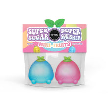 Load image into Gallery viewer, Super Duper Sugar Squisher - Mini Fruits 2 Pack set