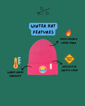 Load image into Gallery viewer, Pacific Beach Tidal Wave Beanie With Safety Reflective Feature
