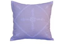 Load image into Gallery viewer, Hand Embroidered Sequins Decorative Lavender  throw Pillow
