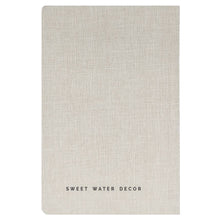 Load image into Gallery viewer, Tan One Line A Day Fabric Journal - Stationery Gifts