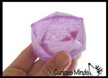 Load image into Gallery viewer, 1 Sugar Polyhedron Diamond Shaped Ball - Glow in the Dark Th