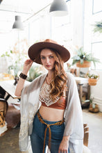 Load image into Gallery viewer, Crochet Lace High Neck Bralette