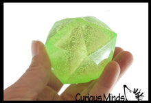 Load image into Gallery viewer, 1 Sugar Polyhedron Diamond Shaped Ball - Glow in the Dark Th