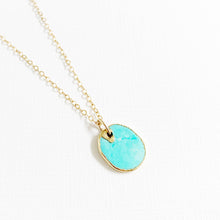 Load image into Gallery viewer, Free Spirit Turquoise Necklace Gold Filled