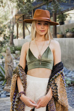 Load image into Gallery viewer, Velvet Longline Bralette
