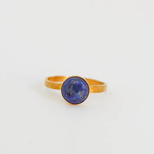 Load image into Gallery viewer, Limited Edition Gemstone Stacking Rings - Opal, Chrysoprase, Lapis, Malachite or Moonstone