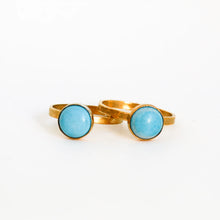 Load image into Gallery viewer, Limited Edition Gemstone Stacking Rings - Opal, Chrysoprase, Lapis, Malachite or Moonstone