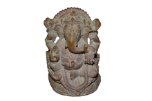 Load image into Gallery viewer, Handcrafted Sculpture Soapstone Elephant Head God Ganesha - Small