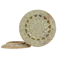 Load image into Gallery viewer, Soapstone Hand Carved Cone Burner & tea light Candle holder