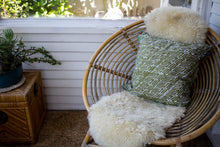 Load image into Gallery viewer, Batik Pillow | Olive Green