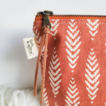 Load image into Gallery viewer, Boxy Water Resistant PUL Wet / Dry Bag - Rust Texture
