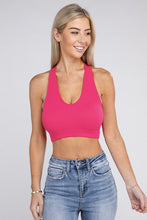 Load image into Gallery viewer, Ribbed Cropped Racerback Tank Top
