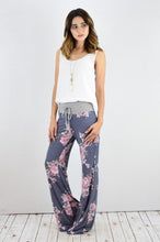 Load image into Gallery viewer, Drawstring Floral Wide Leg Pants
