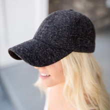 Load image into Gallery viewer, Breezy Tweed Ball Cap Fall Fashion Autumn Hat
