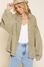 Load image into Gallery viewer, Fringe Distressed Oversized Jacket
