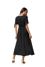 Load image into Gallery viewer, Maxi Dress with buttons on the front
