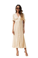 Load image into Gallery viewer, Maxi Dress with buttons on the front
