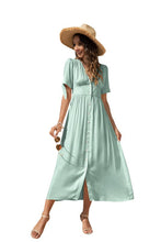 Load image into Gallery viewer, Maxi Dress with buttons on the front
