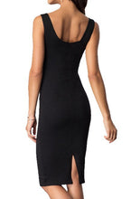 Load image into Gallery viewer, Knee-Length Scoop-Neck Tank Dress
