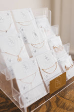 Load image into Gallery viewer, Tiny CZ Heart Necklace – Dainty Gold Gift
