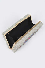 Load image into Gallery viewer, QUEEN Poker Rhinestone Box Clutch
