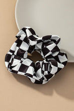 Load image into Gallery viewer, Check Pattern Soft Satin Hair Scrunchies
