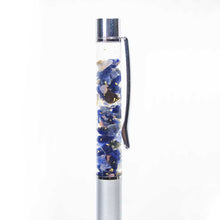 Load image into Gallery viewer, Gemstone Pen w/ 23K Pure Gold Flakes
