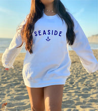 Load image into Gallery viewer, Seaside with Anchor CrewNeck Sweatshirt
