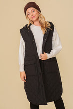 Load image into Gallery viewer, Oversized Quilted Midi Jacket
