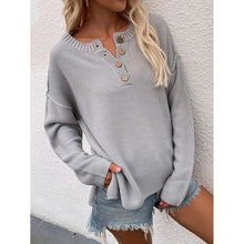 Load image into Gallery viewer, Women Long Sleeve Loose Fit Sweater
