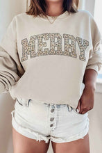 Load image into Gallery viewer, Leopard Merry Christmas Graphic Sweatshirt
