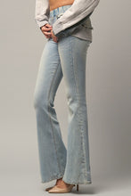 Load image into Gallery viewer, Elastic Banded Wide Flare Jeans
