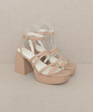 Load image into Gallery viewer, Talia - Strappy platform heel
