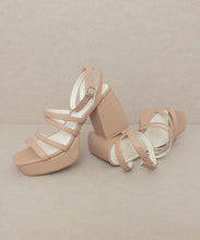 Load image into Gallery viewer, Talia - Strappy platform heel
