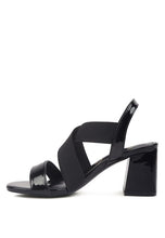 Load image into Gallery viewer, Elastic Straps Block Heel Sandals
