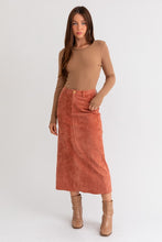 Load image into Gallery viewer, Cord Maxi Skirt
