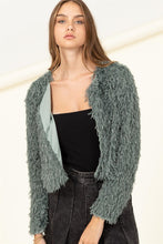 Load image into Gallery viewer, Essential Beauty Cropped Fur Jacket
