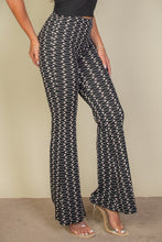 Load image into Gallery viewer, Wavy Print High Waist Flare Pants

