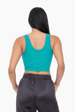 Load image into Gallery viewer, Ribbed Seamless Cropped Tank Top
