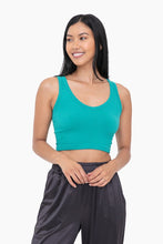 Load image into Gallery viewer, Ribbed Seamless Cropped Tank Top
