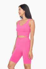 Load image into Gallery viewer, Ribbed Seamless Cropped Tank Top
