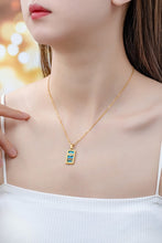 Load image into Gallery viewer, Waterproof Tarot Card Natural Stone Necklace
