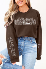 Load image into Gallery viewer, Celestial Floral Books Graphic Sweatshirts
