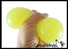 Load image into Gallery viewer, 1 Big 2.5" Glitter Stress Ball - Amazing Sticky Glob Balls -

