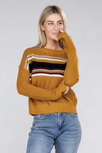 Load image into Gallery viewer, Striped Pullover Sweater
