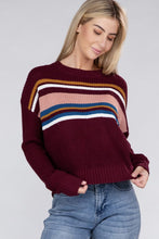 Load image into Gallery viewer, Striped Pullover Sweater
