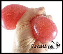 Load image into Gallery viewer, 1 Big 2.5" Glitter Stress Ball - Amazing Sticky Glob Balls -
